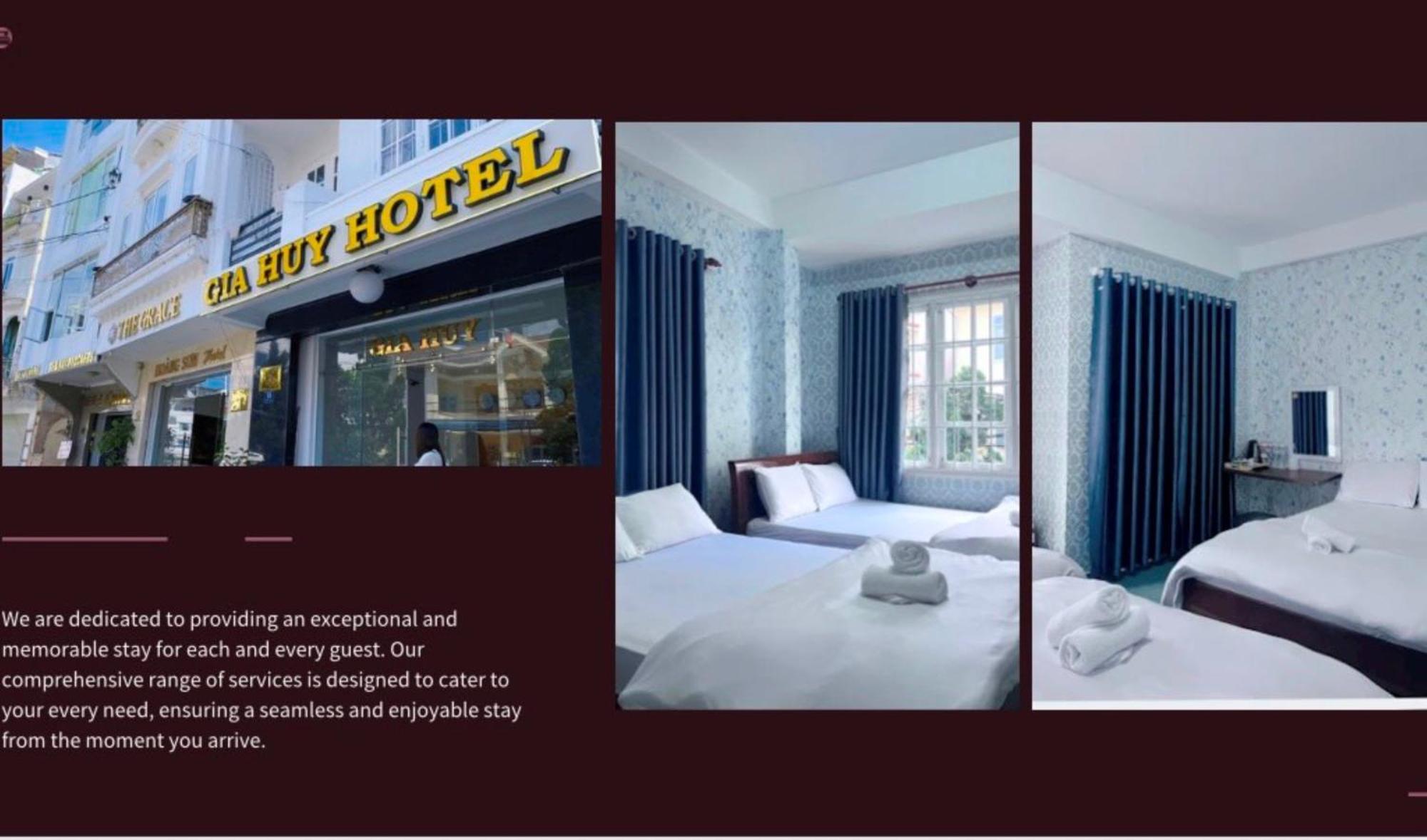 דה לאט Glory Gia Huy Hotel מראה חיצוני תמונה